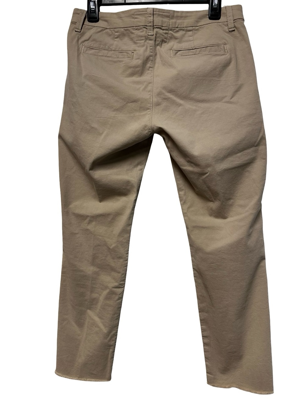 Frank and Eileen WICKLOW Size 4 Italian Chino Pants Khaki Retail $288 Cotton - Picture 4 of 13